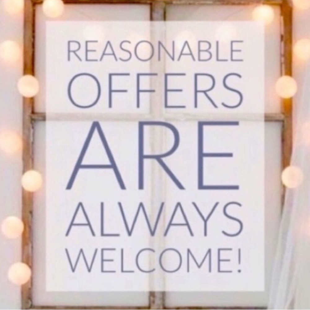 Reasonable offers welcomed, some items are already marked at lowest price…